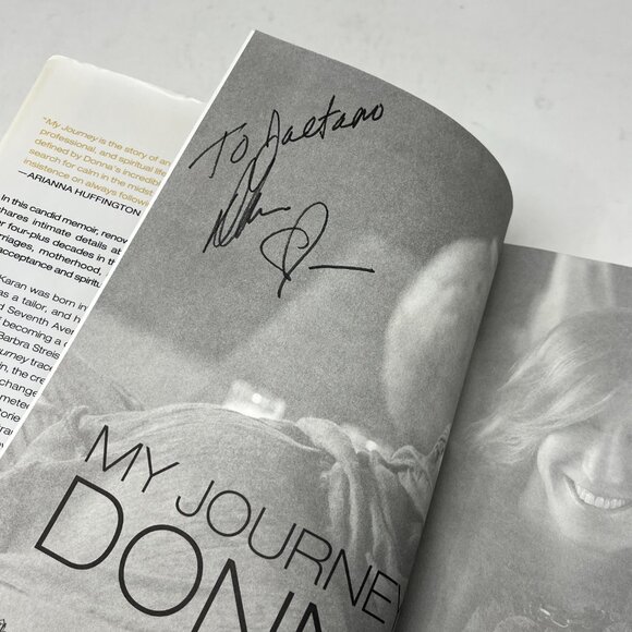 SIGNED [2015] My Journey by Donna Karan Hardcover 1st Edition Book - Picture 3 of 10